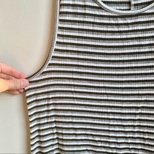 90s Y2K ribbed tank dress